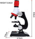 Little World Science Kits for Kids, Beginner Microscope Kit with LED 100X 400X and 1200X Magnification