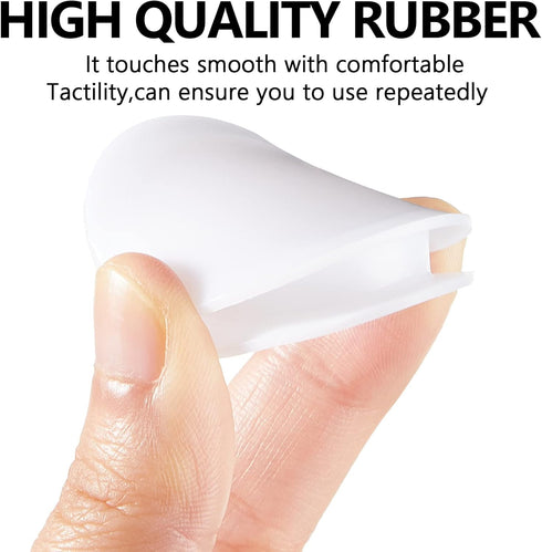 Boao 20 Pieces Piggy Bank Stopper Replacement, Bulk Rubber Plugs in 7 Sizes (White)