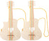Toyvian 10 Pcs Miniature Guitar Toys | Child Guitar Crafts for DIY Painting and Wooden Guitar Toy