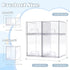 Organizer-4 Pack Countertop,Kitchen,Cabinet,Vanity,Bathroom Baby Bottle Stackable Storage Drawers, Baby Organizers