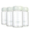 COMI Wide Neck Glass Breastmilk Collection n Storage Bottle, 4 Packs, 6oz