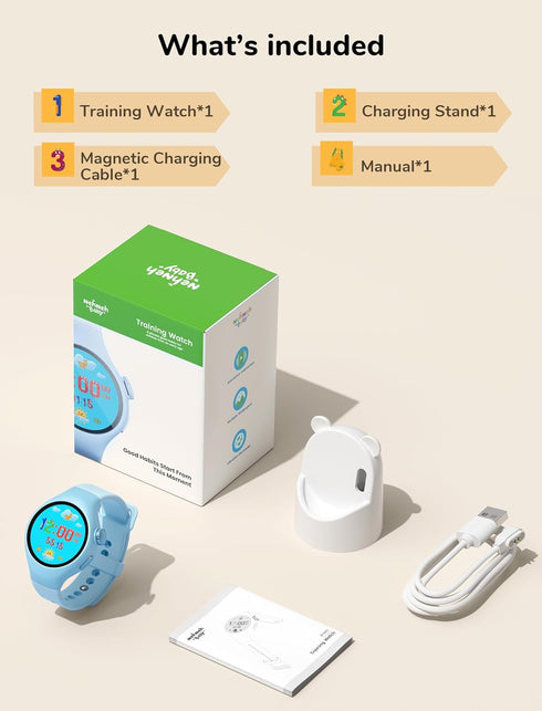 Countdown/Music/Alarm Potty Training Watch, Upgrade Rechargeable Potty Reminder Device for Boys & Girls, Digital