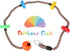 Rainbow Craft Colorful Climbing Rope - 6.5ft with 5 Knotted Foot -