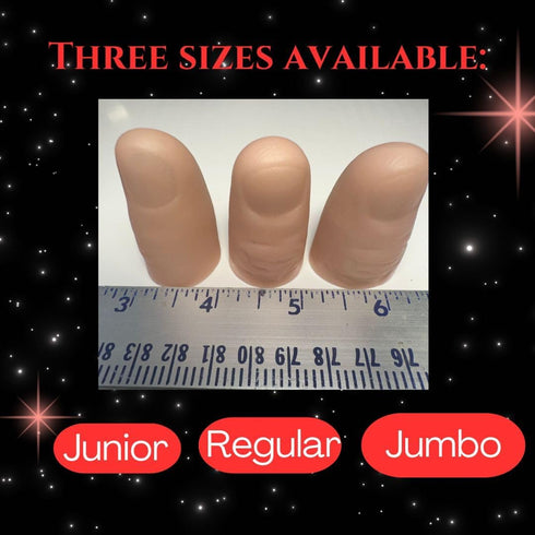 D'lite Magic Thumb Lightup Trick Set - 2 Original Ultra Bright Light Magic Fingers for Closeup & Stage Magic