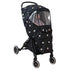 Black Outdoor Stroller Rain Cover - Durable Oxford Cloth
