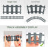City Train Tracks Non-Powered, 24pcs Compatible Major Brands Building Block Toy Gifts