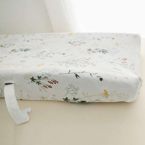 2 Pack Pobibaby - Premium Changing Pad Cover - Ultra-Soft Jersey Knit, Stylish Floral Pattern, Safe and Snug for Baby