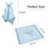 Pro Goleem Teddy Bear Lovey Baby Security Blanket, Unisex Soft Lovie Baby Gifts for Newborn Toddler, Blue 16 Inch