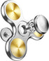 ATESSON Fidget Spinner Toy - Ultra Durable Stainless Steel Bearing for Stress Relief, Silver