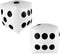 Super Z Outlet 13 inch Giant Inflatable Dice - Toys for Pool Games and Outdoor Beach Party