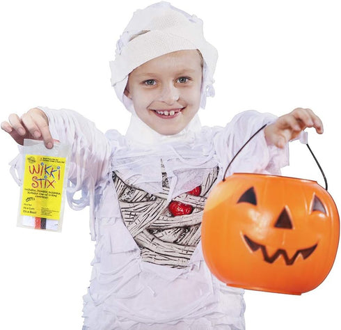 Wikki Stix Trick or Treat Fun Paks, Non-Candy Halloween Treat, Pak of 50, Made in the USA