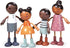 Tender Leaf Toys - Humming Bird Doll Family - Multicultural Wooden Dolls