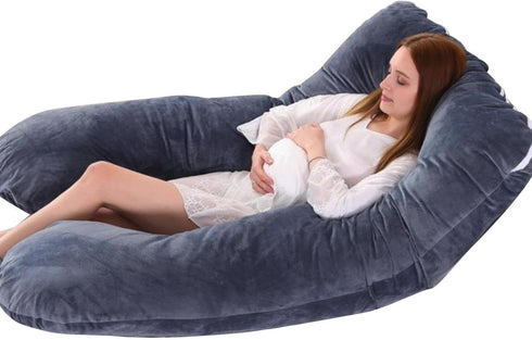 PUCHEN Auraform Body Pillow, Pregnancy Pillows for Sleeping,Maternity Sleeper U-Shape Body Pillow for Adults, Pregnancy