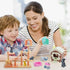 Pet Pretend Play Toys - 48Pcs Cat Figures for Kids, Realistic Cat Care Center with Accessories Toy Sets