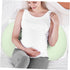 Pregnancy Support Pillow Shaped Maternity Cushion for Side Sleeping Abdominal and Lumbar Support for Travel Office