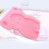 FIABC 1Set) Soft Infant Bath Sponge Elephant Baby Bath Mat Newborn Comfy Foam Skid-Proof Cushion (Pink
