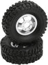 Hub Wheel Rims with Soft Rubber Tires, 4WD Aluminum Alloy Wheel Hub for WPL C14 C24 B14 B24 B16 B36 RC Car