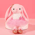 Ballerina Dolls Plush Bunny Rabbit, Soft Toys for Girls, Ballet Dance Recital Gift, Pink 15.5 Inches