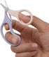 WWZJ 2Pcs Toddler Safety Scissor, Baby Fingernail Clippers Colorful, Cute Baby Safety Scissors, Easy Grip Nail Scissors