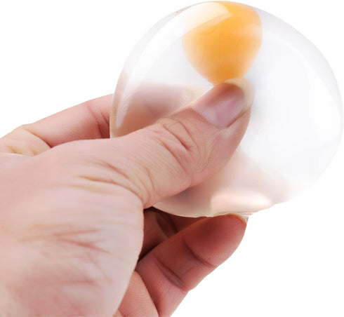 SPLAT IT Egg Yolk Stress Relief Splatter Water Toy (2 Pack), White