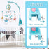 150 0-24 Baby Musical Crib Mobile with Timing Function Projector Lights,Stand-Along Rattles and Melodies Music Box