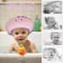 TinyGuardian 0-9 Baby Shower Cap Shield, Shower Cap for Kids, Visor Hat for Eye and Ear Protection for Years Old