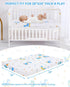lasoftan Pack 38" 26" Pack and Play Mattress - x Soft Breathable Portable Mattres Waterproof & Washable Perfectly fits