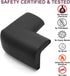 Baby Proofing Edge Corner Protector - 20.5 ft (18.1ft Edge + 8 Corners) Heavy-Duty Black Foam Guard