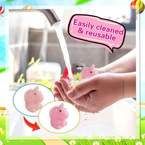 80Pcs 4-8, Party Favors for Kids Kawaii Squishies Mochi Squishy Toy Bulk Fidget Sensory Toys Birthday Gifts for Boys