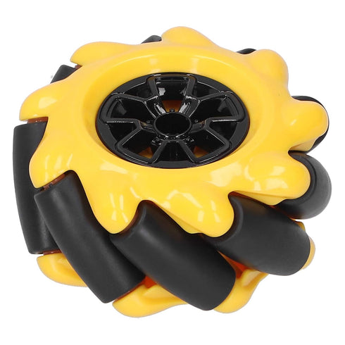 Mecanum Wheel Robot Kit, Omnidirectional Wheels Smart Robot Car Chassis Kit, Diameter 60mm for TT Coupling (2 Pair)