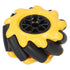 Mecanum Wheel Robot Kit, Omnidirectional Wheels Smart Robot Car Chassis Kit, Diameter 60mm for TT Coupling (2 Pair)