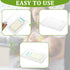 Sibosen 18 7.48 5.11 0.67 Pcs Clear Flat Breast Milk Freezer Storage Organizer Space Saving Breastmilk Storage