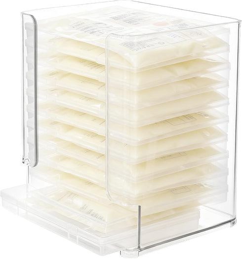 Rainmae Breastmilk Storage Bag Organizer, Breastmilk Freezer Tray, Breast Milk Storage Tower, Convenient Storage