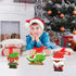 NDZUI 2025 Set, Set 1 Set) Christmas Building Blocks Stacking Bricks Christmas Decorations and Gifts Building Toys Xmas