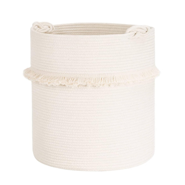 CherryNow Extra Large Woven Storage Baskets 17'' x 16'' Cotton Rope Decorative