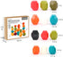 Tucimibo Set, Jumbo Balancing Stones Toy Polyhedral Plastic Stacking Rocks Educational Creative Preschool Arts Learning
