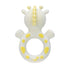 100% 3+ Nuby Giraffe Teether for Infants - Natural Rubber Baby Teething Toy - Easy-Grip and Multi-Textured Surfaces