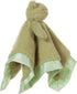 Apricot Lamb Luxury Snuggle Plush Infant Stuffed Animals Security Blanket - Green Frog, 14 Inches