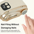 Sacwelber 2026 4-in-1 Trimmer, Electric Nail Clipper with LED Light, Improved Nail Clippers, Safe Automatic Baby Nail