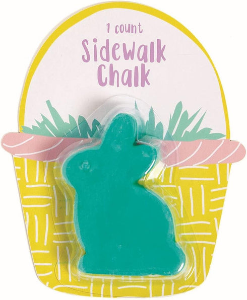 Fun Express Easter Bunny Chalk (12 Pieces), Individually Wrapped Easter Basket Stuffers, Outdoor Activities for Kids