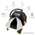 Zhbvncp Grey Crowned Crane Baby Car Seat Cover & Breastfeeding Nursing Cover - Breathable Stretch Fabric Multi-Use