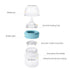 Yooforea Silicone Coated Glass Baby Bottle, 0M+ Slow Flow Nipple, Wide Neck, Medical-Grade Silicone Coating, 2 Pack, 3