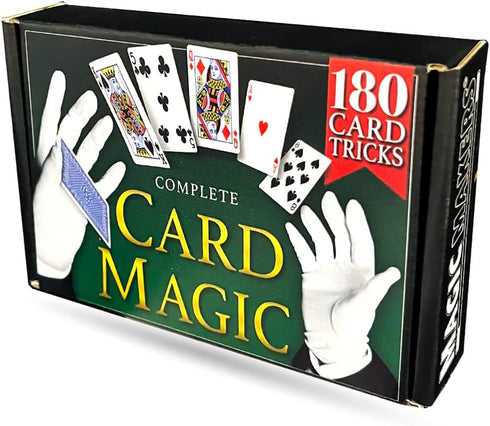 Magic Makers Complete Card Magic, 180 Card Tricks & Routines for Beginners to Advanced Levels