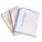 Personalized Baby Cloth Diaper with Embroidered Name White Cotton Diaper with Piqu