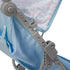 18" 3+ JC Toys - Berenguer Boutique | Fashionable Stroller with Canopy and Storage | Simple Folding |Blue Accessory