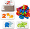 Coogam Numbers and Alphabets Flash Cards Set - ABC Wooden Letters and