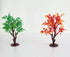 OrgMemory Upgrade Trees Cake Decorations, 19pcs Model Trees with Bases, Ho Scale Diorama Supplies