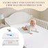 Poyday 2 1 54 28 Inch Baby Crib Sheets Cotton Muslin: Crib Sheets Neutral and Waterproof Baby Mattress Protector Cover