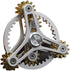 Pure Brass Fidget Spinner Gears Linkage Fidget Gyro Toy Metal DIY Hand