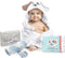 Luxury Baby Bath & Swaddle Set The for New Parents - Light